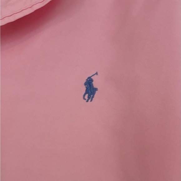 Polo Ralph Lauren Men’s Pink Classic Fit Button-Down Shirt Size XL TG - Picture 2 of 3